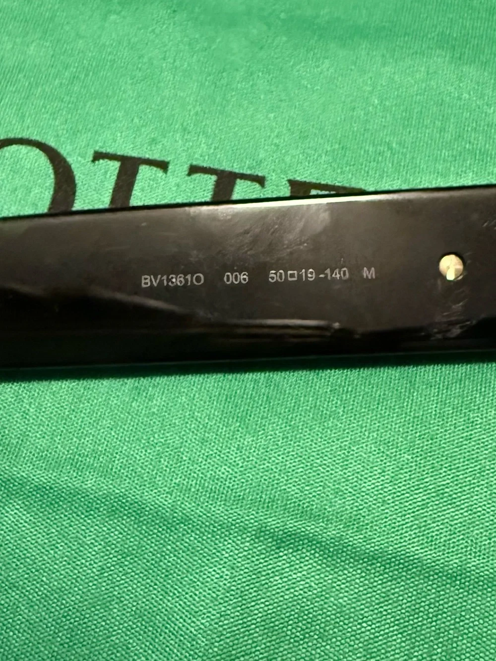 Bottega Veneta Black Square Frame Eyeglasses